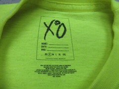 The Weeknd Shirt Mens S Yellow Neon Black Bad Habits XO Tour Concert Long Sleeve
