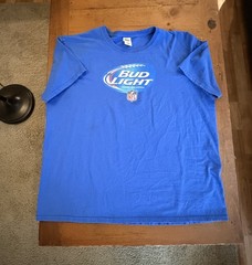 Bud Light NFL Shirt Size XL