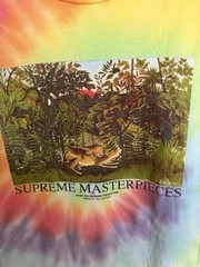 Supreme Masterpieces Tee Size Large Hand Tie-Died