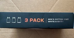 TRUFIT 3 PACK MEN’S XL COTTON KNIT WHITE A-SHIRT COOL DRY STRETCH COMFORT TAGFRE