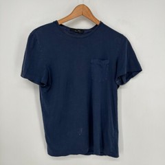 RLX Ralph Lauren Shirt Mens Small Blue Short Sleeve Pocket Tee Crew Neck
