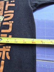 Dragon Ball Z Mens T-Shirt -Orange Black Size Small 100% Cotton
