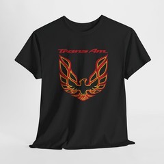 Pontiac Firebird Trans Am Muscle Car Graphic Tee Black T-Shirt Vintage