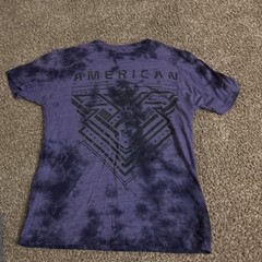 American Fighter Clearview T-Shirt for Men in Purple Crystal Wash