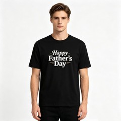 Personalized Custom Photo T-Shirt Gift for Dad Fathers Day Soft Cotton