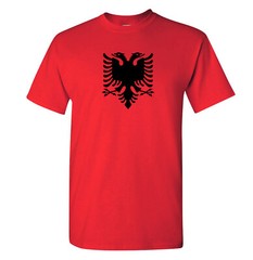 Albania T Shirt – Red or White Albanian tee