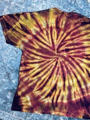 Vintage Delta Pro Weight Tie Dye Shirt Large Single Stitch 90’s Hand Dyed