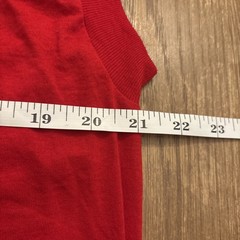 Vintage Fruit of the Loom Sleeveless Pocket T Shirt XXL Red Atlantic City