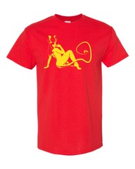 DEVIL GIRL Unisex T-Shirt Multi Colors S-XL FREE S&H! Kyle Millar art Pin-Up