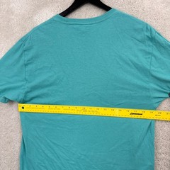 Teddy Fresh T Shirt Adult Size Medium Blue Short Sleeve Earth Day Cotton Graphic