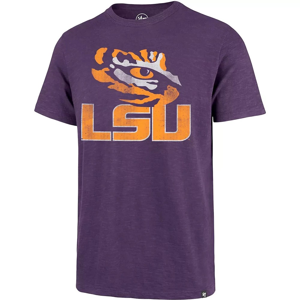’47 Men’s Louisiana State University LSU Grit Scum T-Shirt Grape Purple New NWT