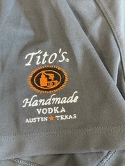 NWT Nike Tito’s Vodka Austin Texas Polo Golf Shirt Mens Size L DC1963-060