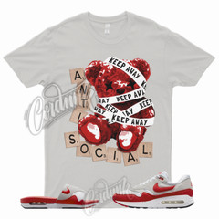 ANTI Shirt to Match Air Max 1 ’86 OG Big Bubble University Red Slide Sport Grey