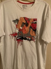 And1 Shirt Adult Large White Basketball Graphic Short Sleeve