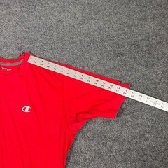 Champion Vapor Cotton Double Dry Shirt Mens XL T-Shirt Red Athletic Short Sleeve