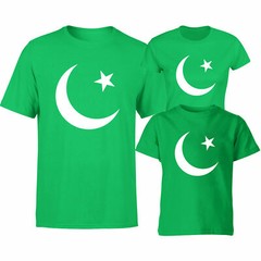 Pakistan Flag T Shirt Independance Day August 1947 Kids Unisex Tee Top