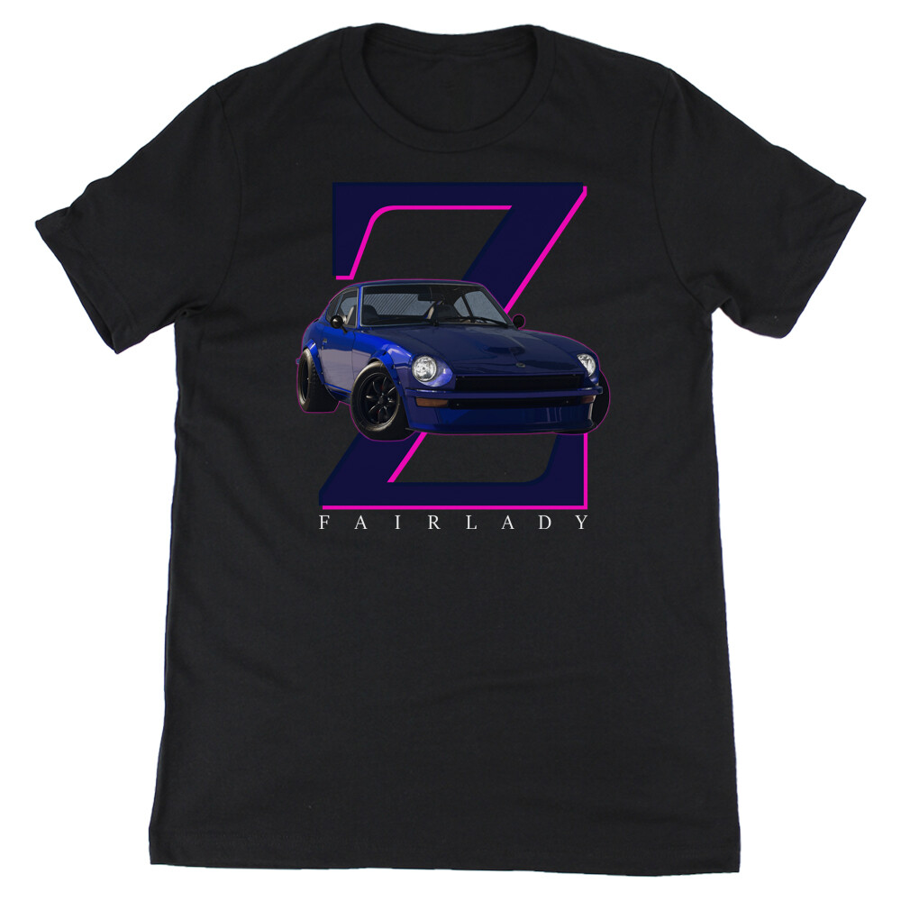 FAIRLADY Z Nissan Datsun Z-Car Classic Sports Car Color Graphic T-Shirt
