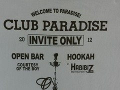 VTG 2012 Drake Take Care Paradise Tour T-Shirt OVO Club Paradise Invite Only XL