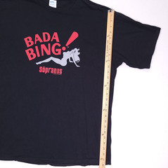 The Sopranos BADA BING T-Shirt MENS 2XL Black
