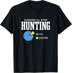Chances I’ll Stop Hunting None Funny Memes Humor Trend T-Shirt