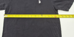 US Polo Assn V Neck Black Shirt Mens Size XSmall Good Condition