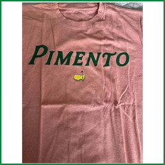 Reprinted Masters Augusta National Pimento T Shirt Full Size S-5XL