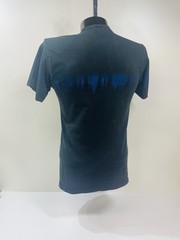 Vintage Art Unlimited Men’s Medium Wolf Nature Outdoor T Shirt Black Graphic 90s