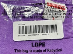 Supreme Gas Purple Tee Size Small SS 22’