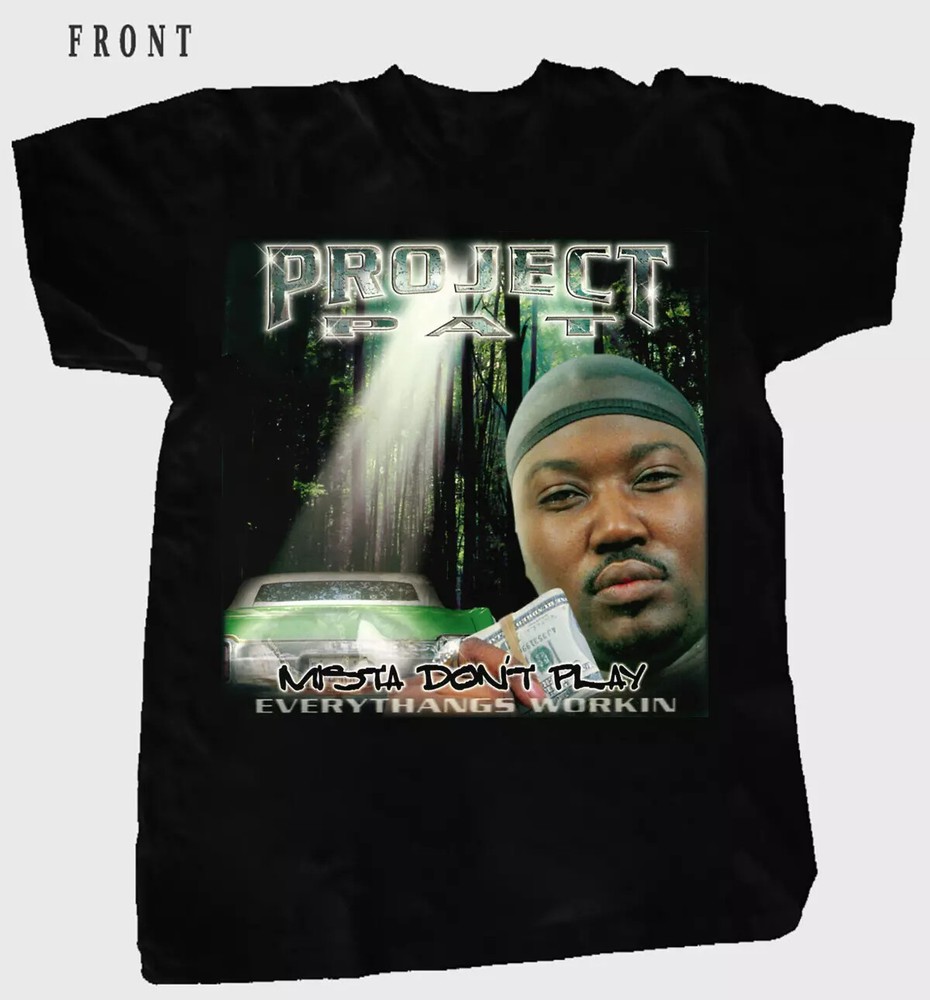 Project Mista Don’T Play Pat Three 6 Mafia Album T-shirt S-5XL