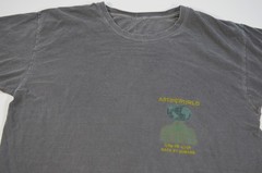 Travis Scott Astroworld Coming Soon Made by Humans Shirt Faded Large