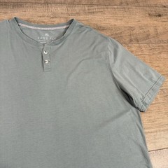 Free Fly Mens Henley T-Shirt Size (XL) Light Green Bamboo Viscose Blend EUC B9