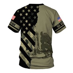 Personalized US Army Veteran T-Shirt, Veteran of The United States Army 3D Shirt