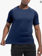 Men’s 3 Pack Quick Drying Breathable Short Sleeeved T-Shirts (X-Large)