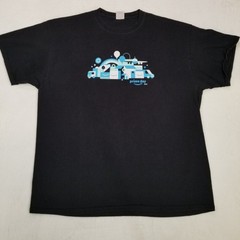 Amazon Prime Day 2023 Men’s Black Graphic T-Shirt Size XL Classic Casual
