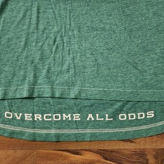 American Fighter Double Sided Graphic T-Shirt Turquoise Size 3XL/XXXL
