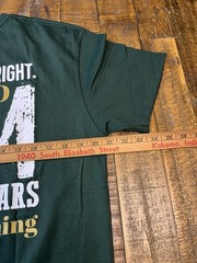 Evan Williams T-Shirt Men L Black Kentucky Straight Bourbon Whiskey Front Print