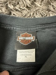Harley Davidson Shirt XL Chandler Arizona Flame Skull RK Stratman Hanes Beefy T