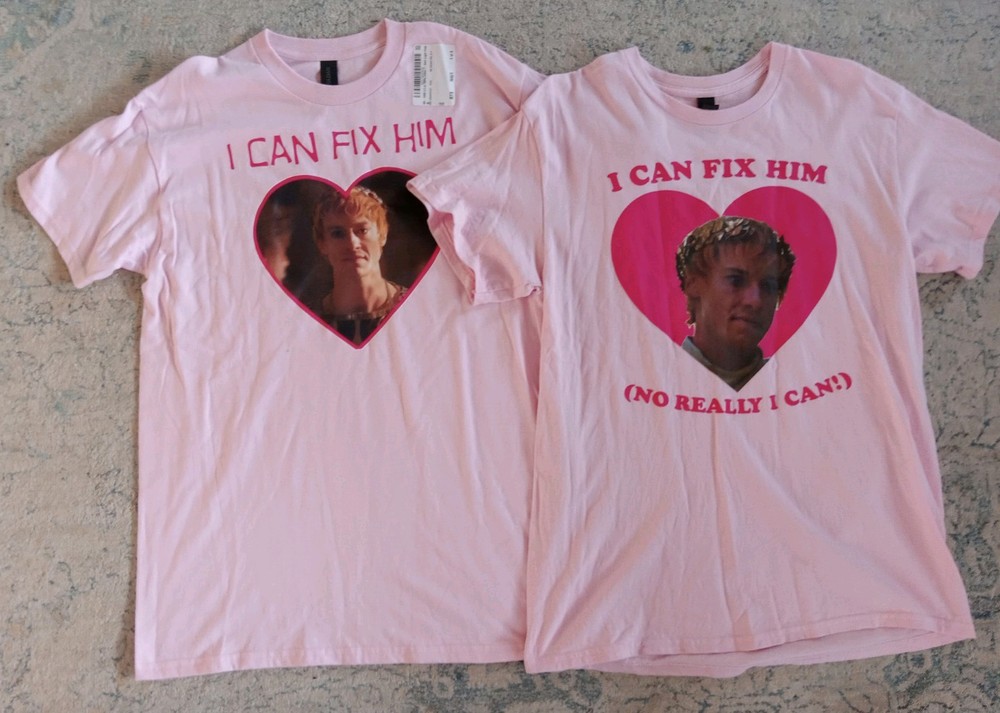 Lot of 2 Adult Size M Tees Emperor Geta Gladiator 2 Joseph Quinn T-Shirts NWOT