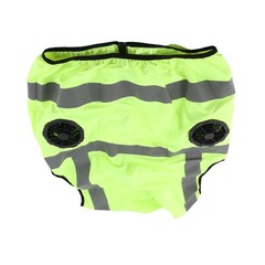 Cool Vest Summer Cooling Fan Waistcoat Air Conditioned Reflective Stripe