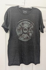 Weight Plate, Weightlifter Men’s T-Shirt | NEW | FREE SHIPPING