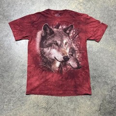 The-mountain Men’s Burgundy and Red T-shirt