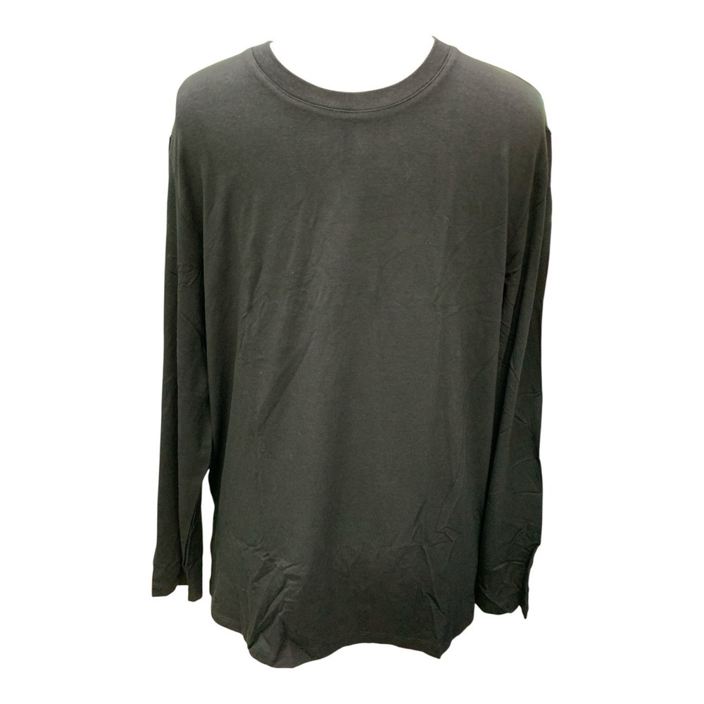 Boody Men’s Classic Long Sleeve Crew Neck T-Shirt Black Size Medium NWTS