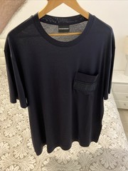 Set Of 5 Emporio Armani Men’s Beige Black And Navy Blue T-Shirts Pit 24 L 30