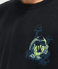 A-Lab Planet Of Fungi Black Tee Shirt Alab New