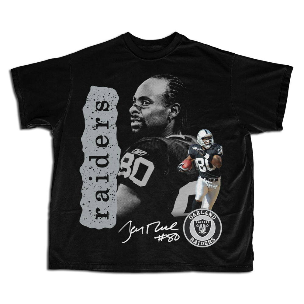 Jerry Rice Oakland Raiders Salem Sports Style Modern Vintage T-shirt