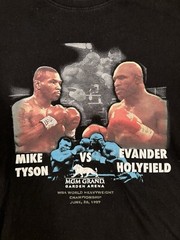 Headgear Classics Vintage Mike Tyson vs Holyfield Tshirt Mens Size XL 1997 MGM