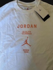 Jordan Quality Classics Jumpman Since 1984 Graphic Logo White Crewneck T-Shirt M