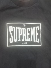 Supreme NYC Everlast Graphic Black Cotton Short Sleeve T-Shirt Size S