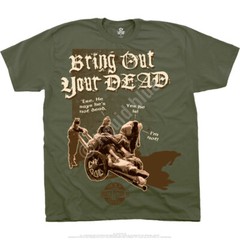 MONTY PYTHON-BRING OUT YOUR DEAD-T-SHIRT M-L-XL-2X Holy Gral-Cleese,Palin,Giliam