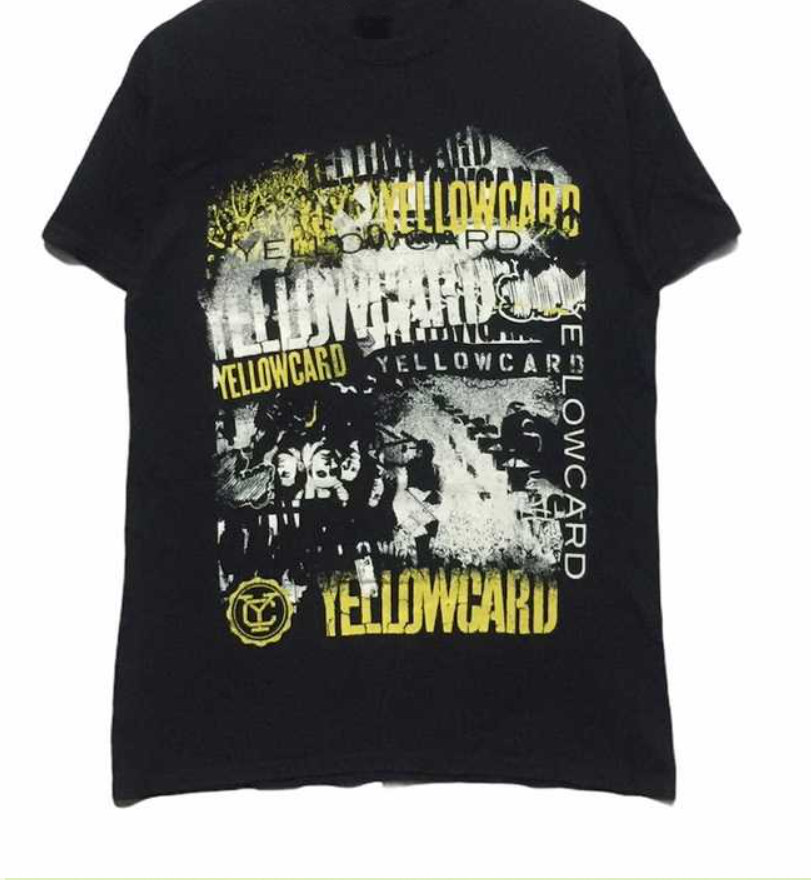 YELLOWCARD BAND PUNK ROCK Unisex Adult Short Tee Shirt ZA131